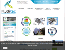 Tablet Screenshot of fluditec.com